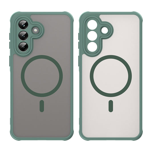 Θήκη MagSafe για Samsung Galaxy A37 5G, Techsuit, HaloFrost II, Πράσινη