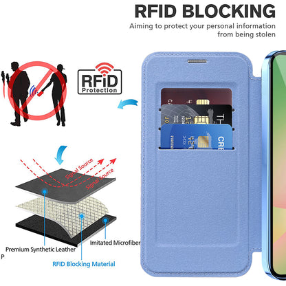 Θήκη MagSafe για Samsung Galaxy A37 5G, Techsuit, SmartMag Book, Μπλε