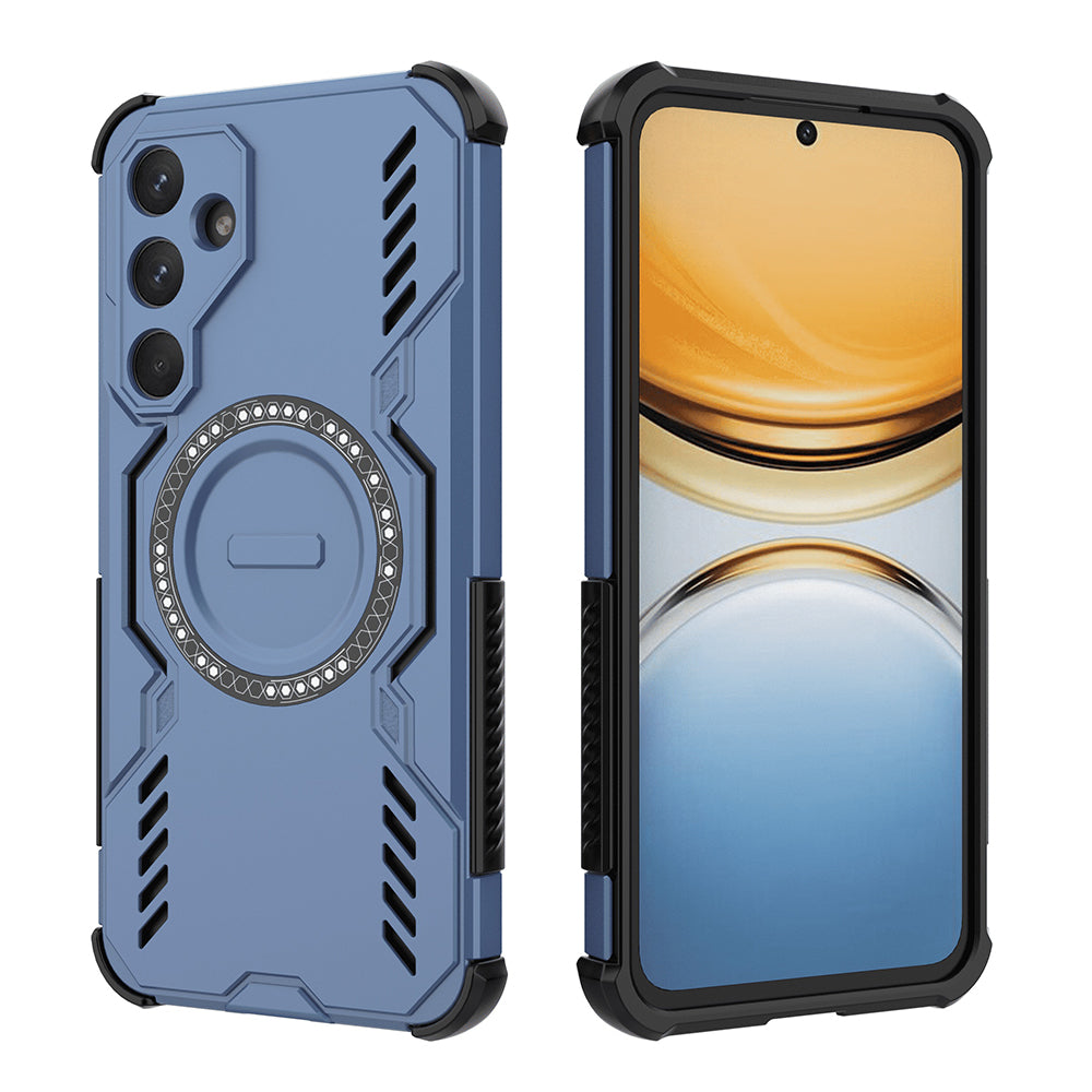 Θήκη MagSafe για Samsung Galaxy A55 5G A556, Techsuit, ArmorMag, Μπλε