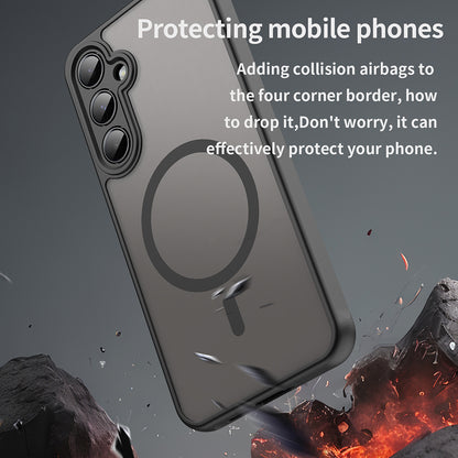Θήκη MagSafe για Samsung Galaxy A55 5G A556, Techsuit, HaloFrost II, Μαύρο