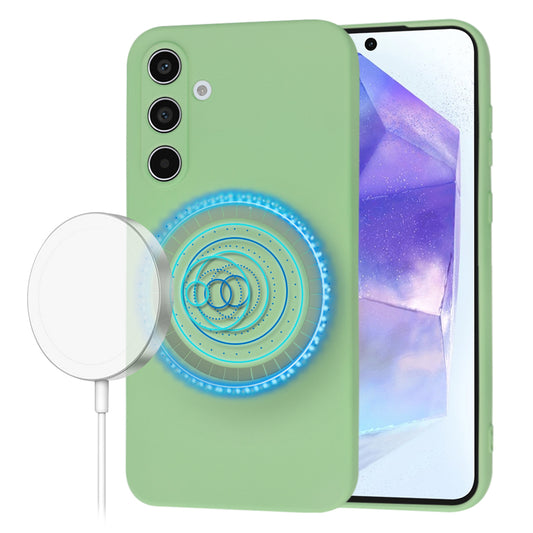 Θήκη MagSafe για Samsung Galaxy A55 5G A556, Techsuit, SoftFlex, Ανοιχτό Πράσινο