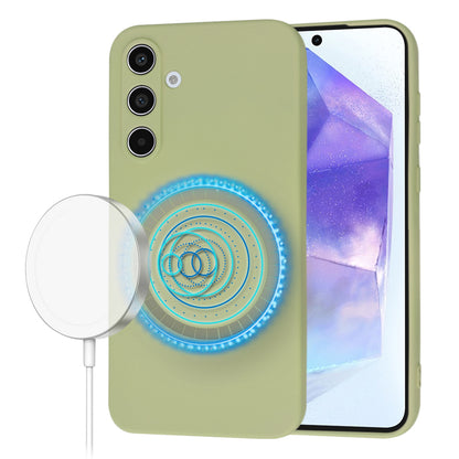 Θήκη MagSafe για Samsung Galaxy A55 5G A556, Techsuit, SoftFlex, Matcha