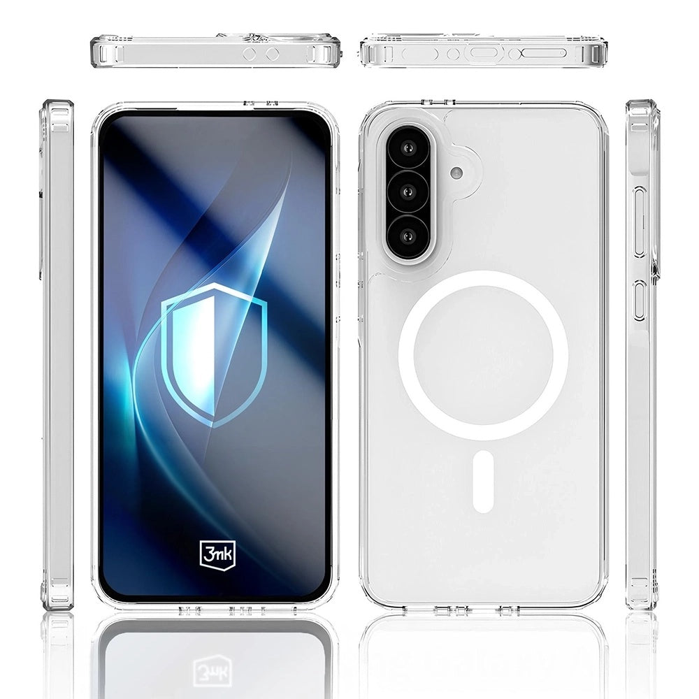 MagSafe Case for Samsung Galaxy A56 A566 / A36 A366, 3MK, Armor MagCase, Transparent