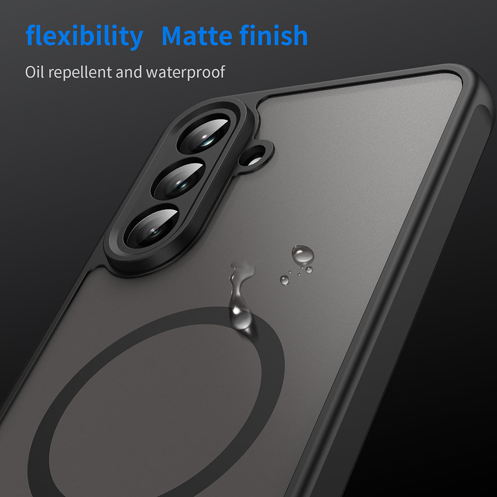 Θήκη MagSafe για Samsung Galaxy A56 A566, Techsuit, HaloFrost II, Μαύρη