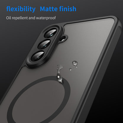 Θήκη MagSafe για Samsung Galaxy A56 A566, Techsuit, HaloFrost II, Μαύρη