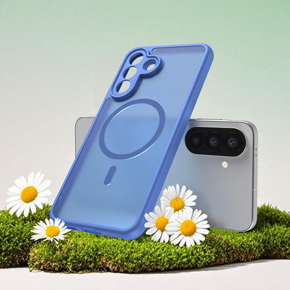 MagSafe Case for Samsung Galaxy A57 5G, Techsuit, HaloFrost II, Blue