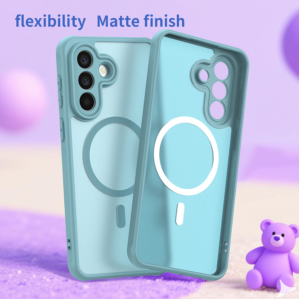 Θήκη MagSafe για Samsung Galaxy A57 5G, Techsuit, HaloFrost II, Ανοιχτό Πράσινο