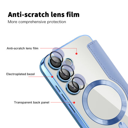 MagSafe Case for Samsung Galaxy S23+ S916, Techsuit, SmartMag Book, Blue