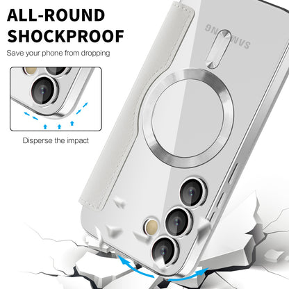 MagSafe Case for Samsung Galaxy S23+ S916, Techsuit, SmartMag Book, Gray