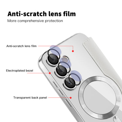 MagSafe Case for Samsung Galaxy S23+ S916, Techsuit, SmartMag Book, Gray