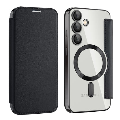MagSafe Case for Samsung Galaxy S23+ S916, Techsuit, SmartMag Book, Black
