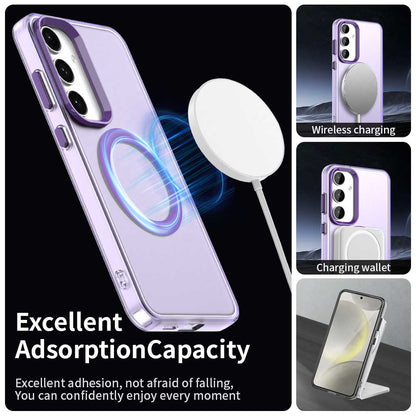 Θήκη MagSafe για Samsung Galaxy S24 FE S721, Techsuit, CandyCase, Μωβ