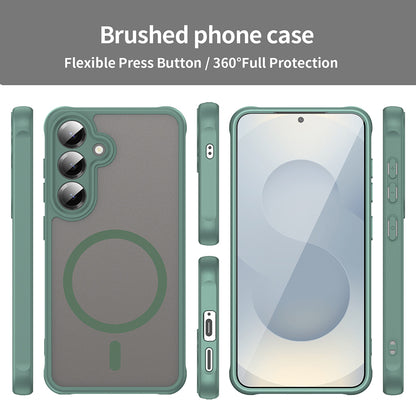 MagSafe Case for Samsung Galaxy S24+ S926, Techsuit, HaloFrost II, Green