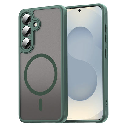 MagSafe Case for Samsung Galaxy S24 S921, Techsuit, HaloFrost II, Green