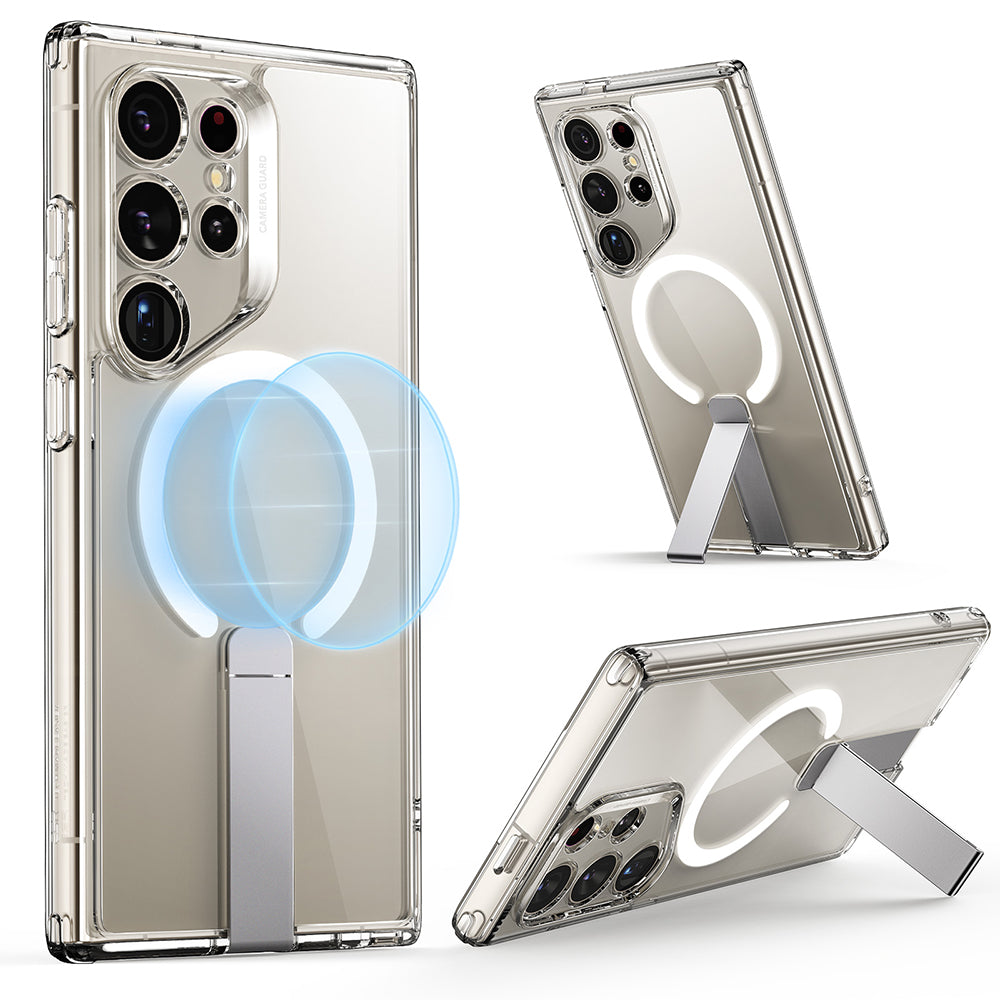 Θήκη MagSafe για Samsung Galaxy S24 Ultra S928, ESR, Boost Flickstand, Διάφανη