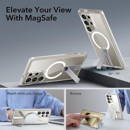 Θήκη MagSafe για Samsung Galaxy S24 Ultra S928, ESR, Boost Flickstand, Διάφανη