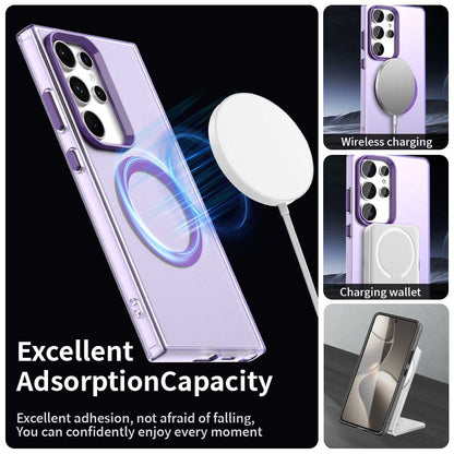 Θήκη MagSafe για Samsung Galaxy S24 Ultra S928, Techsuit, CandyCase, Μωβ