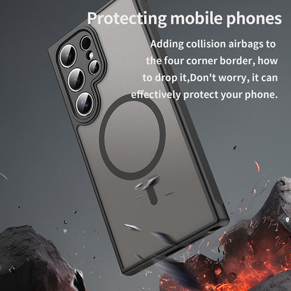 Θήκη MagSafe για Samsung Galaxy S24 Ultra S928, Techsuit, HaloFrost II, Μαύρο