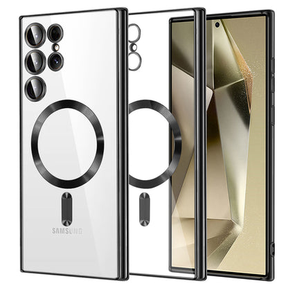 Θήκη MagSafe για Samsung Galaxy S24 Ultra S928, Techsuit, Luxury Crystal, Μαύρο