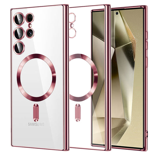 Θήκη MagSafe για Samsung Galaxy S24 Ultra S928, Techsuit, Luxury Crystal, Ροζ