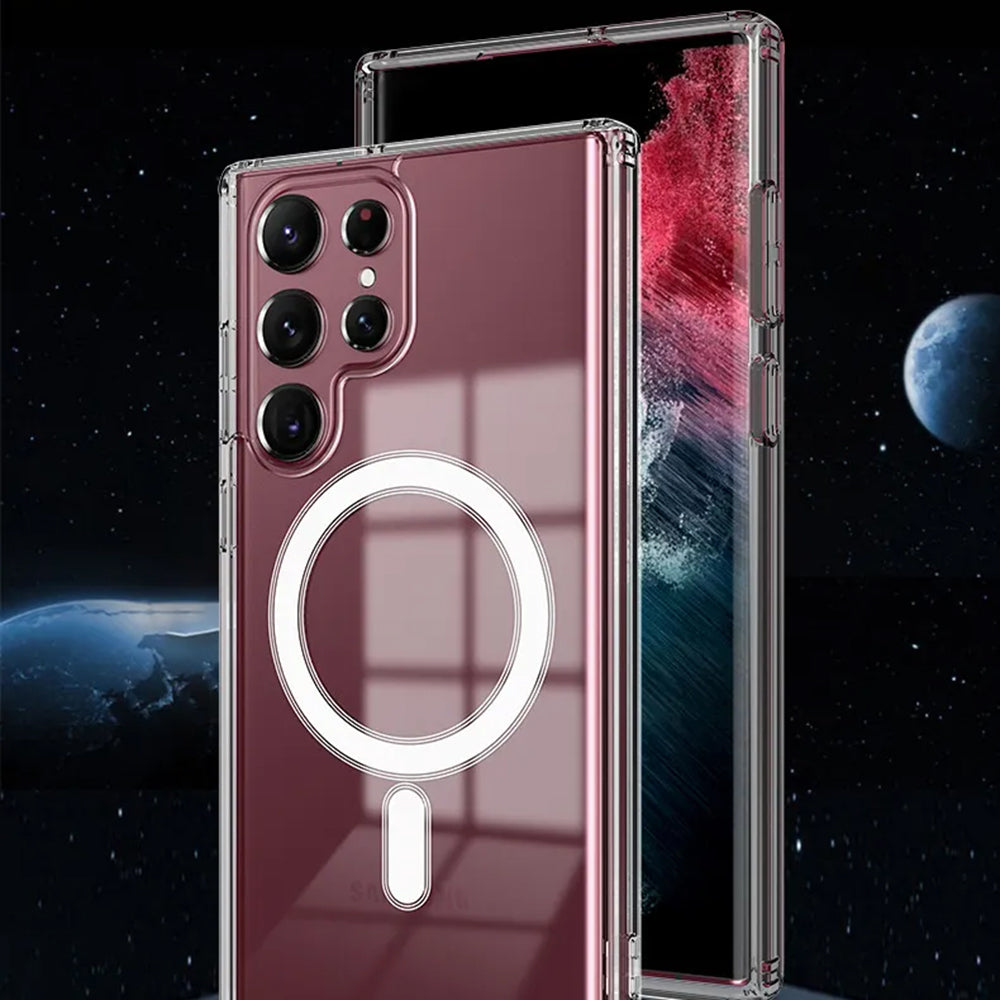 Θήκη MagSafe για Samsung Galaxy S24 Ultra S928, Techsuit, Pro, Διαφανής