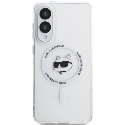 Θήκη MagSafe για Samsung Galaxy S25 Edge S937, Karl Lagerfeld, IML Choupette's Head, Λευκή