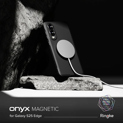 Θήκη MagSafe για Samsung Galaxy S25 Edge S937, Ringke, Onyx, Μαύρο