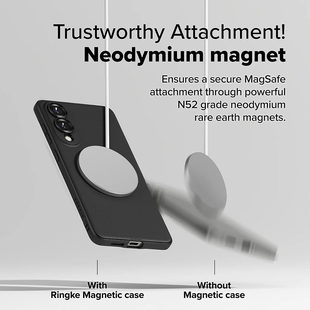 Θήκη MagSafe για Samsung Galaxy S25 Edge S937, Ringke, Onyx, Μαύρο