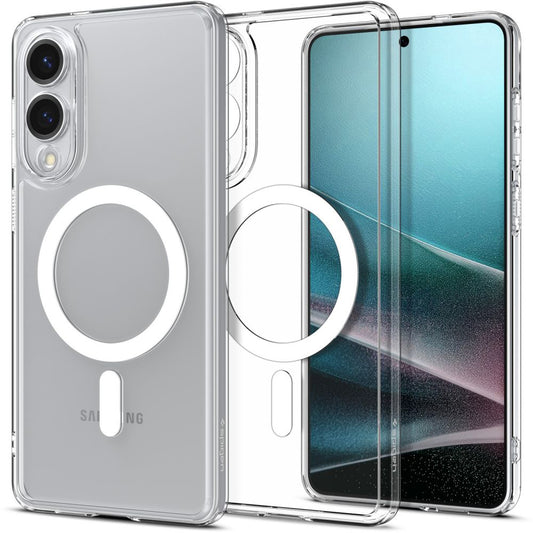 Θήκη MagSafe για Samsung Galaxy S25 Edge S937, Spigen, Ultra Hybrid, Λευκή ACS09418