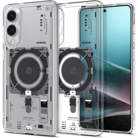 Θήκη MagSafe για Samsung Galaxy S25 Edge S937, Spigen, Ultra Hybrid Neo One, Διάφανη ACS09416