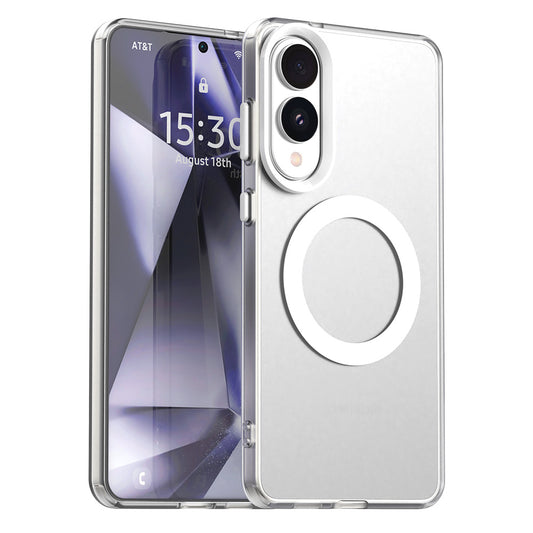 Θήκη MagSafe για Samsung Galaxy S25 Edge S937, Techsuit, CandyCase, Λευκό