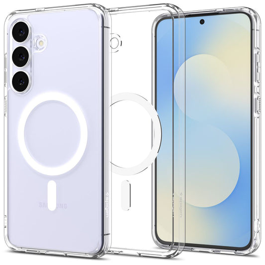 Θήκη MagSafe για Samsung Galaxy S25 FE, Spigen, Ultra Hybrid, Λευκή ACS10027