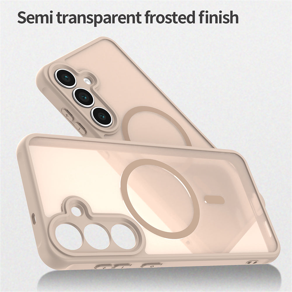 Θήκη MagSafe για Samsung Galaxy S25 FE, Techsuit, HaloFrost II, Χρυσή