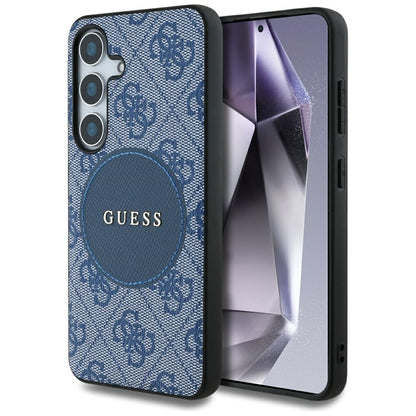 Θήκη MagSafe για Samsung Galaxy S25+ S936, Guess, 4G Circle Classic Logo, Μπλε