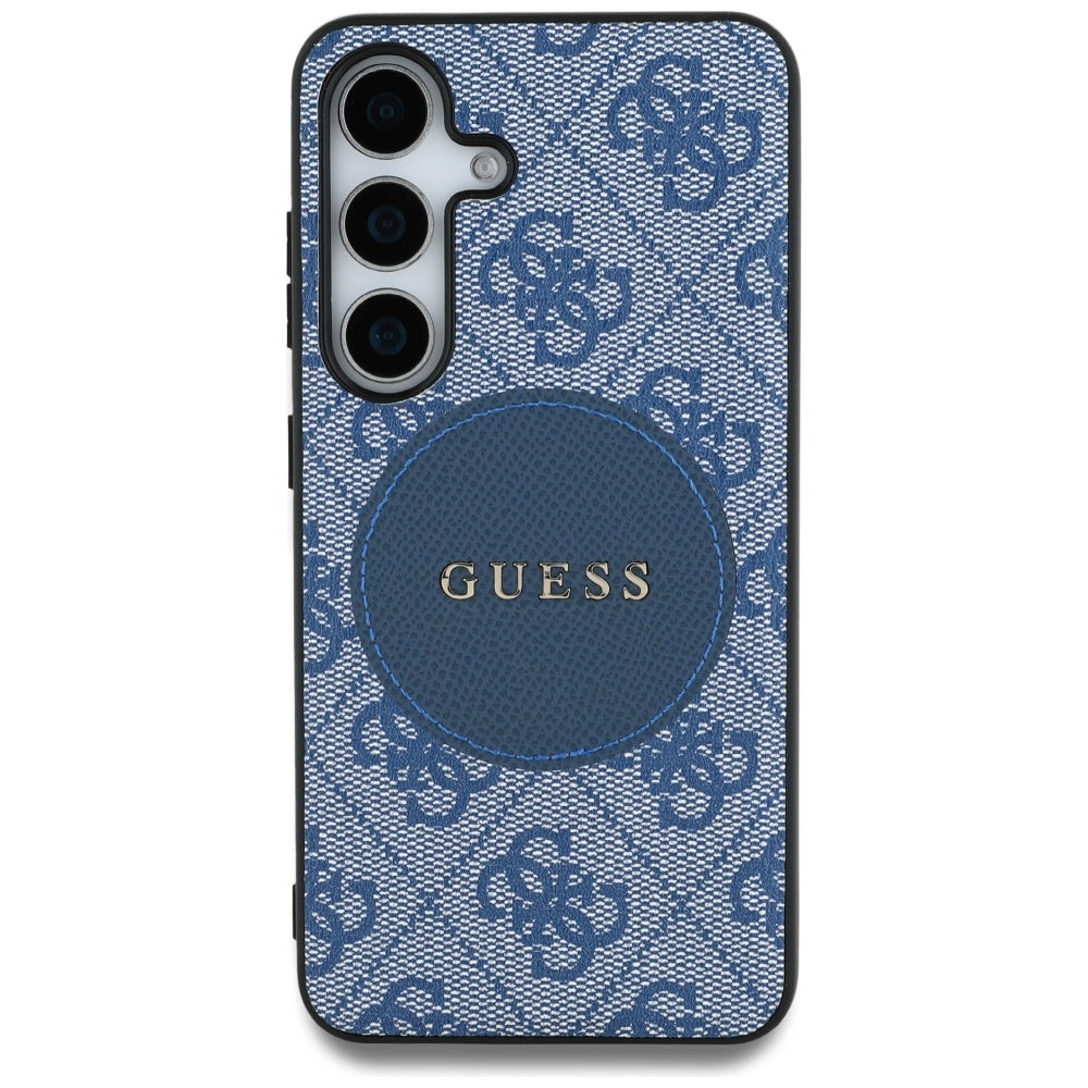 Θήκη MagSafe για Samsung Galaxy S25+ S936, Guess, 4G Circle Classic Logo, Μπλε