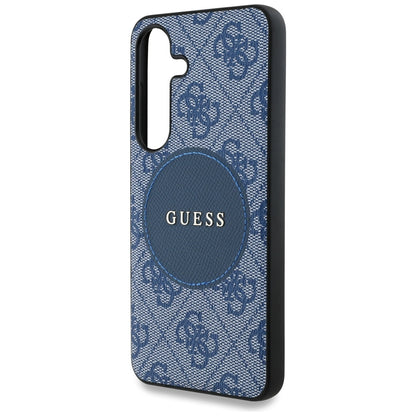 Θήκη MagSafe για Samsung Galaxy S25+ S936, Guess, 4G Circle Classic Logo, Μπλε