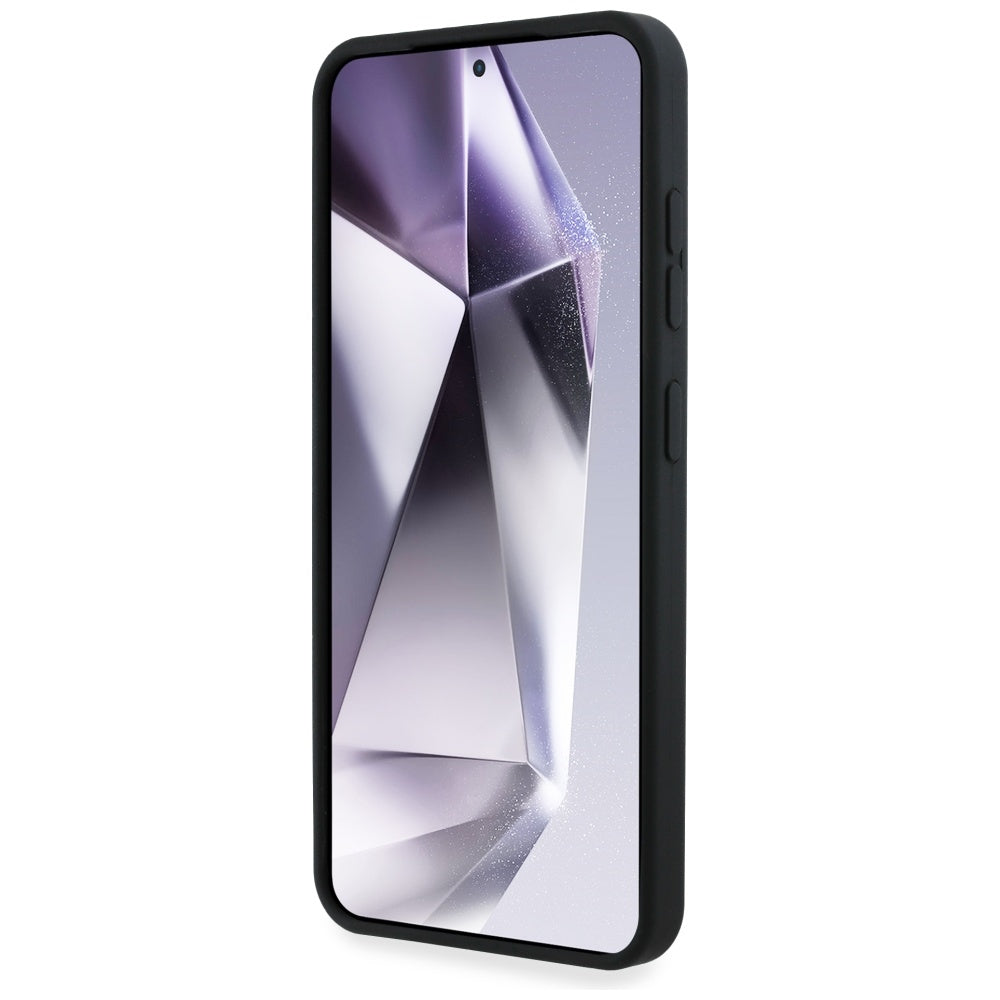 Θήκη MagSafe για Samsung Galaxy S25+ S936, Karl Lagerfeld, Silicone Double Heads, Μαύρη