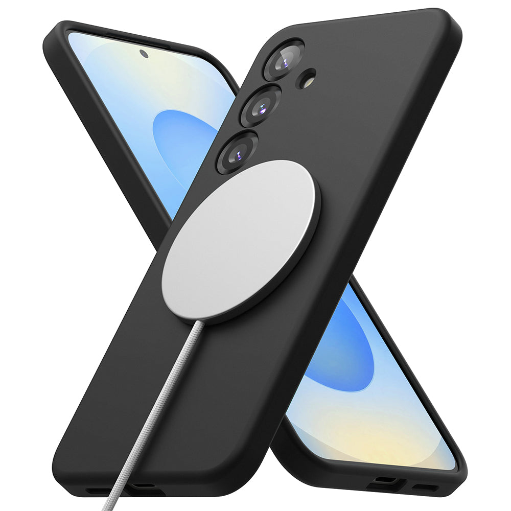 MagSafe Case for Samsung Galaxy S25+ S936, Ringke, Silicone, Black