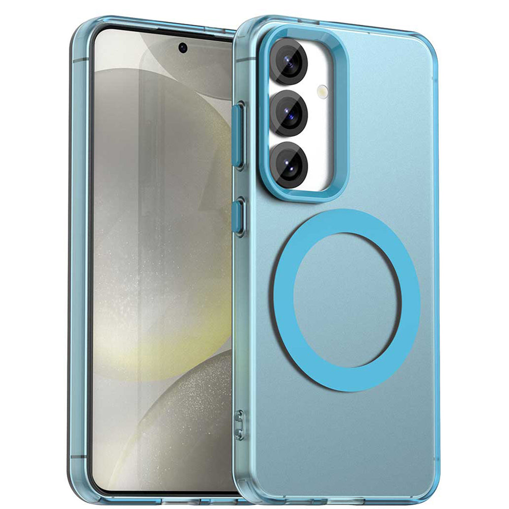 Θήκη MagSafe για Samsung Galaxy S25+ S936 / S24+ S926, Techsuit, CandyCase, Μπλε