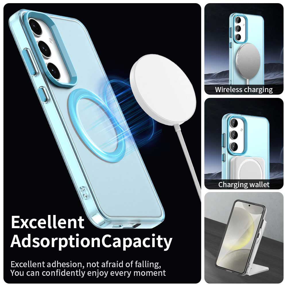 Θήκη MagSafe για Samsung Galaxy S25+ S936 / S24+ S926, Techsuit, CandyCase, Μπλε