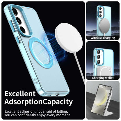 Θήκη MagSafe για Samsung Galaxy S25+ S936 / S24+ S926, Techsuit, CandyCase, Μπλε
