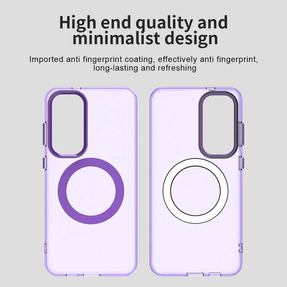 MagSafe Case for Samsung Galaxy S25+ S936 / S24+ S926, Techsuit, CandyCase, Purple