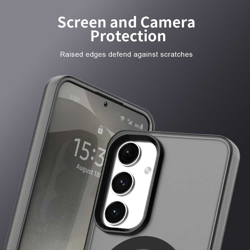 MagSafe Case for Samsung Galaxy S25+ S936 / S24+ S926, Techsuit, CandyCase, Black