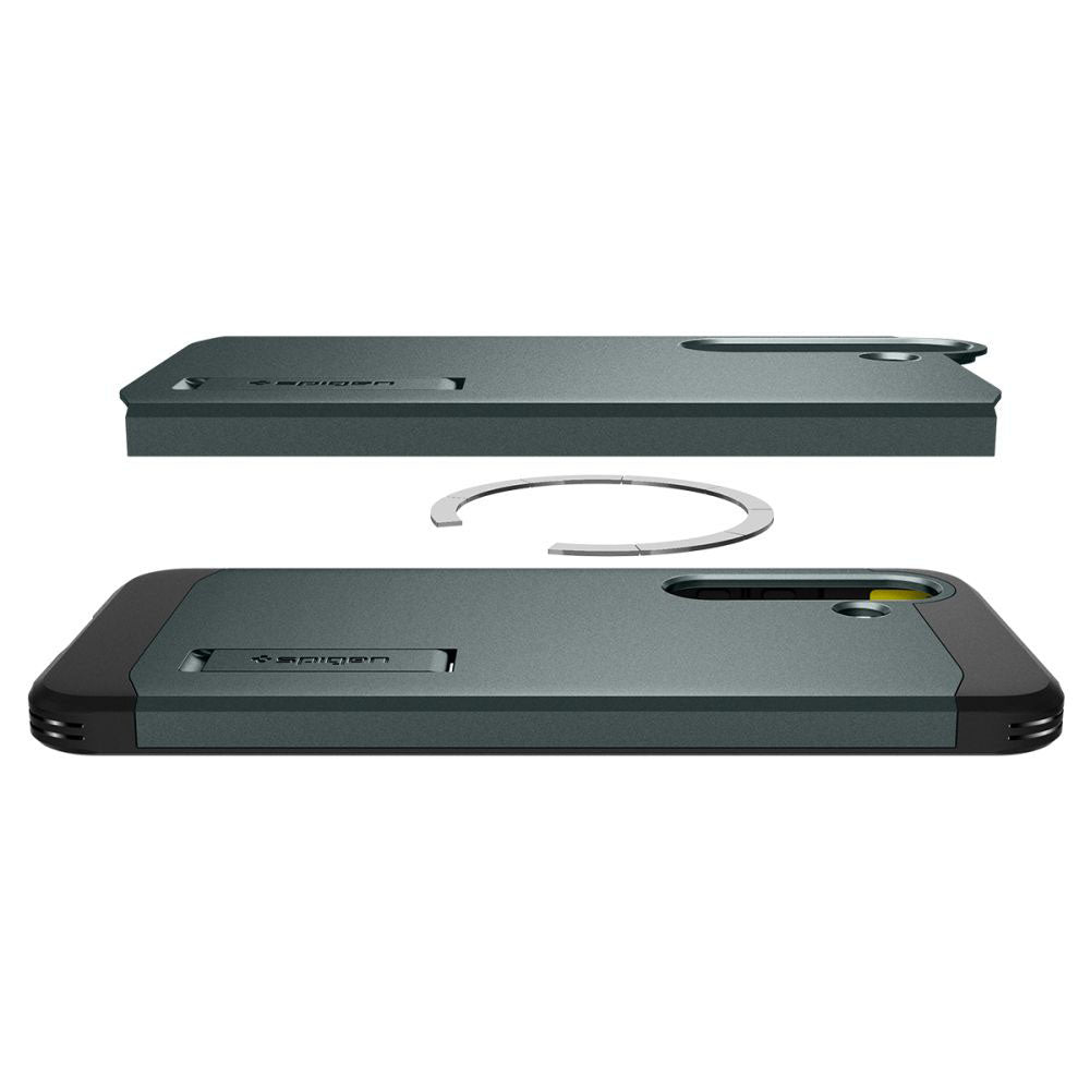 Θήκη MagSafe για Samsung Galaxy S25+ S936, Spigen, Tough Armor, Πράσινο ACS08989