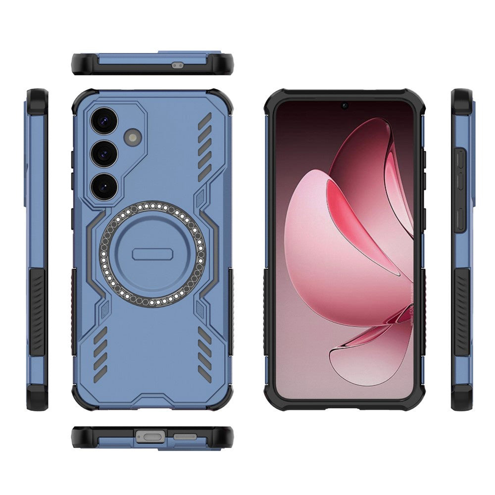Θήκη MagSafe για Samsung Galaxy S25+ S936, Techsuit, ArmorMag, Μπλε