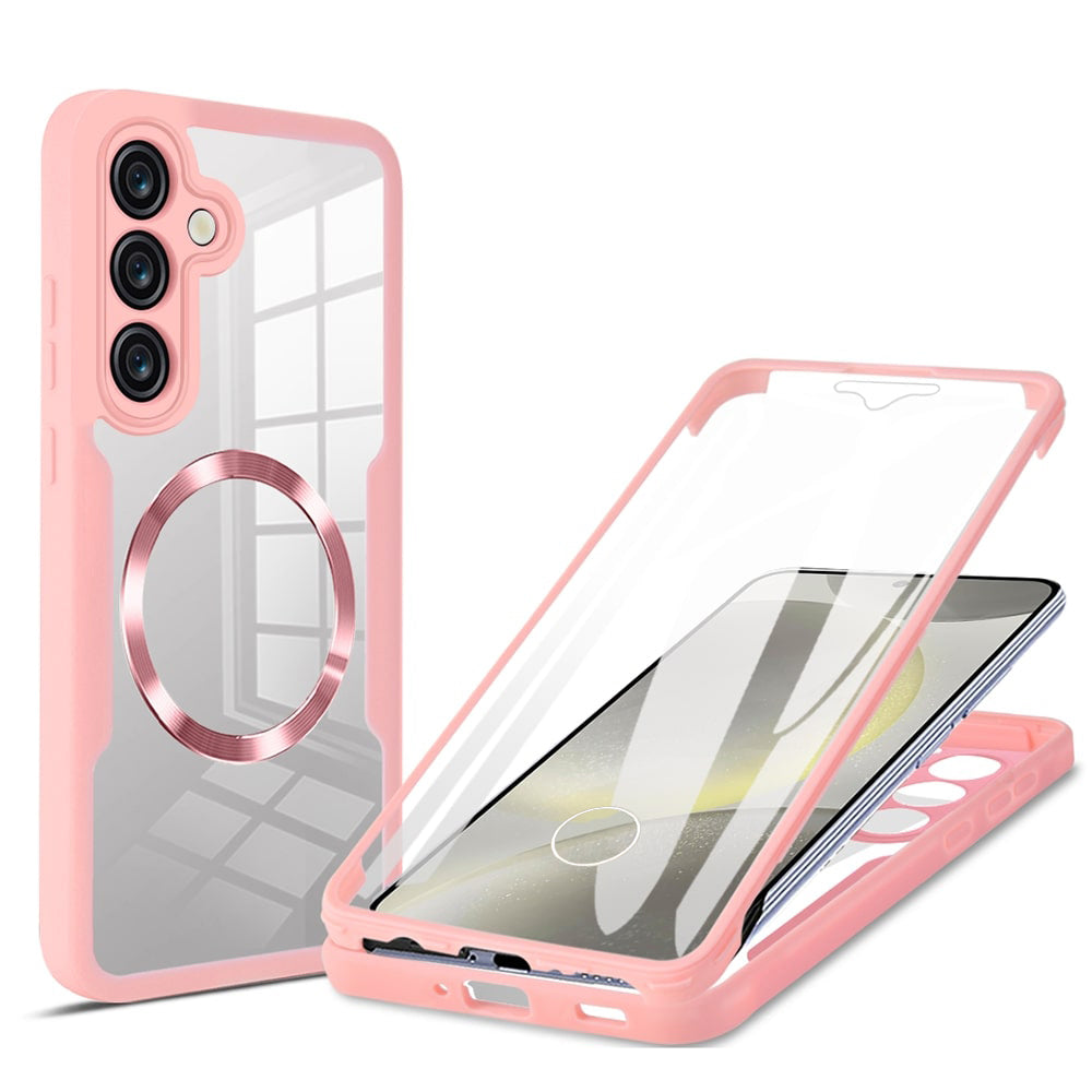 Θήκη MagSafe για Samsung Galaxy S25+ S936, Techsuit, ColorVerse 360, Ροζ
