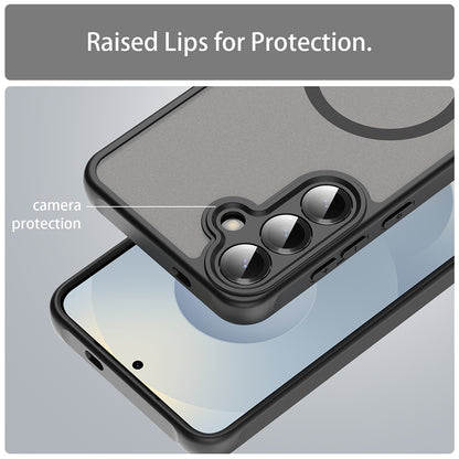 MagSafe Case for Samsung Galaxy S25+ S936, Techsuit, HaloFrost II, Black