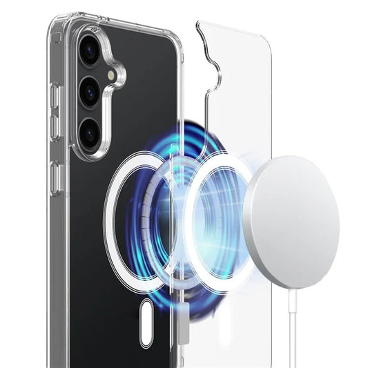 Θήκη MagSafe για Samsung Galaxy S25+ S936, Techsuit, Pro, Διαφανής