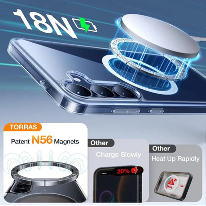 Θήκη MagSafe για Samsung Galaxy S25+ S936, Torras, Guardian, Διάφανη