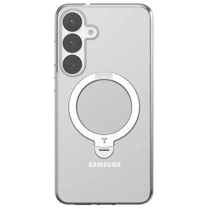 MagSafe Case for Samsung Galaxy S25+ S936, Torras, Ostand Spin, Transparent